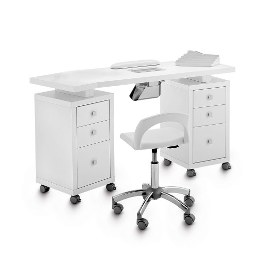 Table Manicure Square Double Vented 